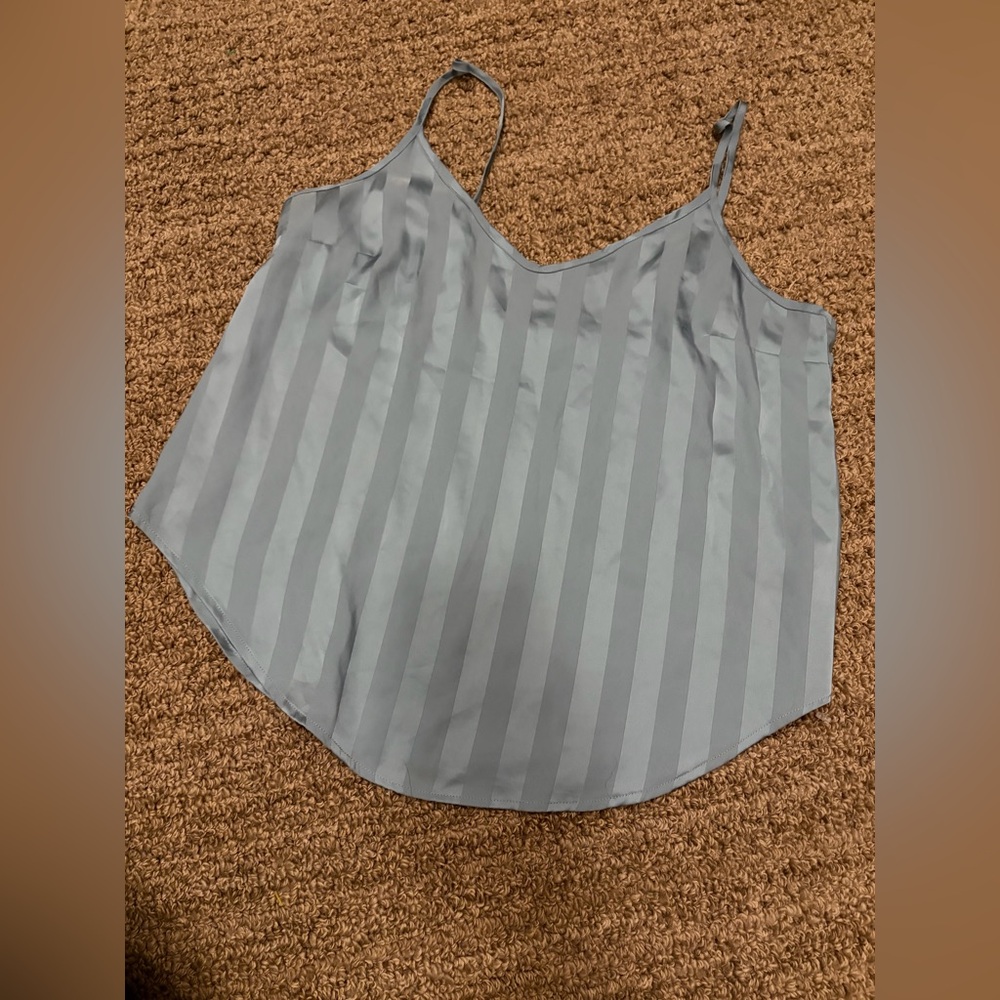 Danskin Slate Striped Tank Top
